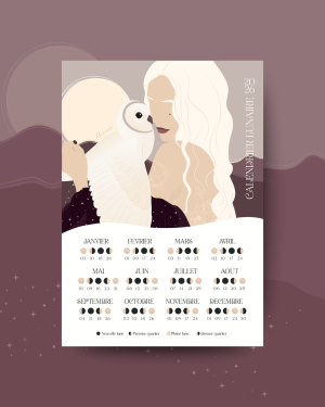 Calendrier lunaire 2026 - Édition Isadora (précommande)